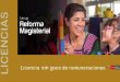 Licencia sin goce de remuneraciones