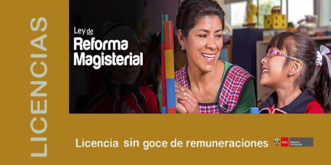 Licencia sin goce de remuneraciones