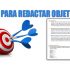 ¿Cómo redactar objetivos?