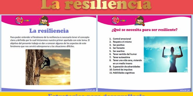 La resiliencia