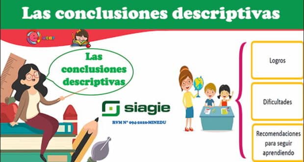 Las conclusiones descriptivas - Siagie