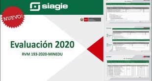Registro de evaluación 2020 EBR