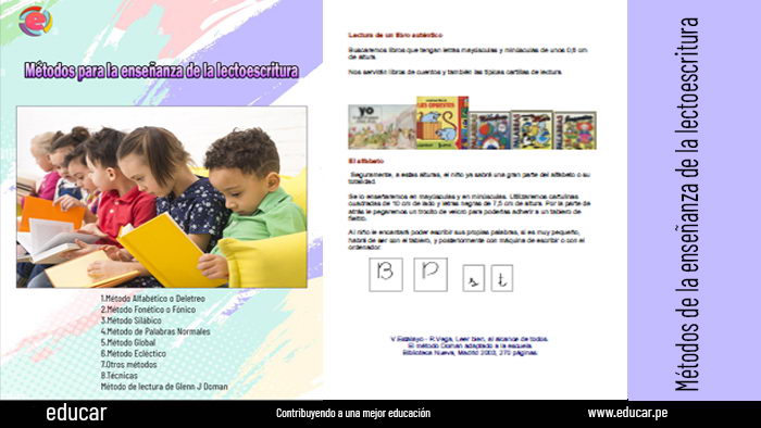 Métodos para la enseñanza de la lectoescritura