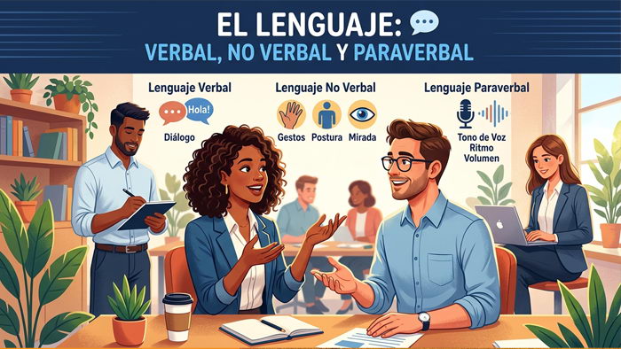 El lenguaje verbal, no verbal y paraverbal